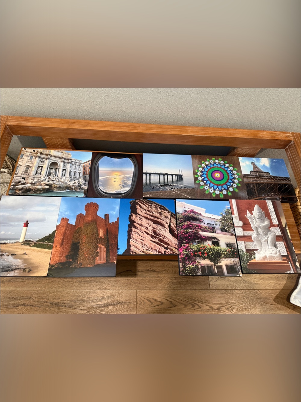 Assorted Travel Wall Art Panels On Foam
